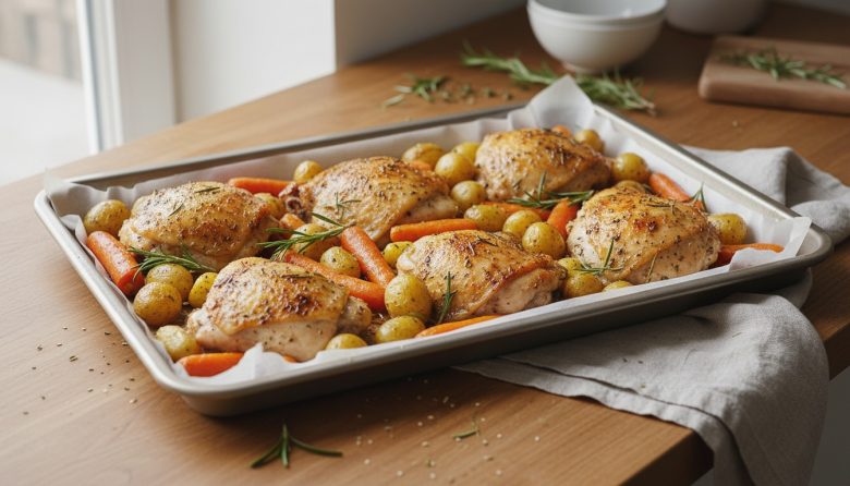 12 Sheet Pan Suppers with Herbs